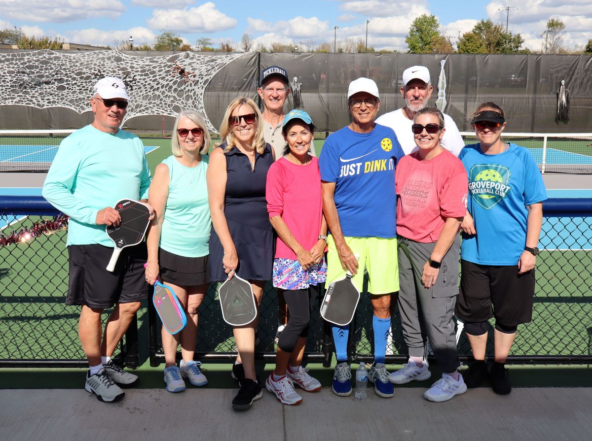 Groveport Pickleball Club volunteers supporting Special Olympics athletes in 2025